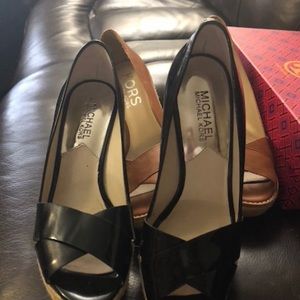 Michael Kors wedges black